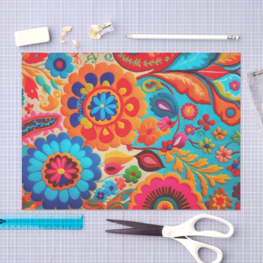 NIEUW BOHEMIA 1 mooi levendig decoupage papier (Craft)