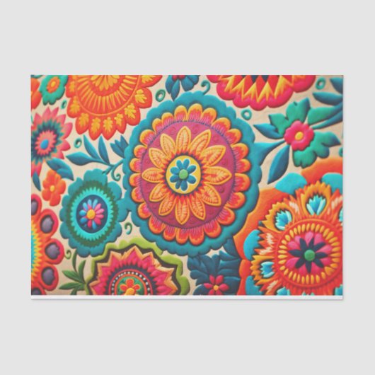 NIEUW BOHEMIA 2 levendig mooi decoupage papier (Voorkant)