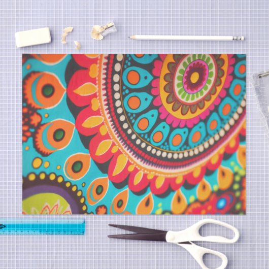 NIEUW BOHEMIA 6 schandalig helder ontkoppelingsdoc Tissuepapier (Craft)