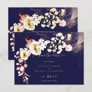 NIEUW! Boho Floral Wedding Save Dates Briefkaart