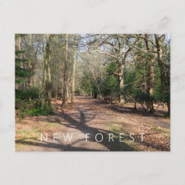 Nieuw bos briefkaart