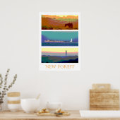 Nieuw bos poster (Keuken)