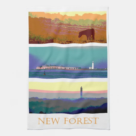 Nieuw bos theedoek (Verticaal)