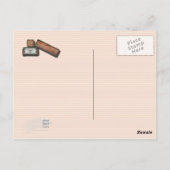 " nieuw briefkaart " (Achterkant)