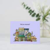 Nieuw Briefkaart Aankondiging adreswijziging (Staand voorkant)