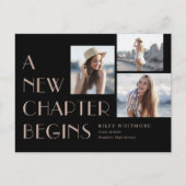 Nieuw Briefkaart Afstuderen bekendmaking hoofdstuk (Voorkant)