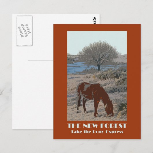 Nieuw briefkaart in de soort Forest 1920s (Voorkant / Achterkant)