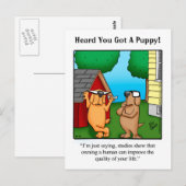 Nieuw Briefkaart Pet Humor (Voorkant / Achterkant)