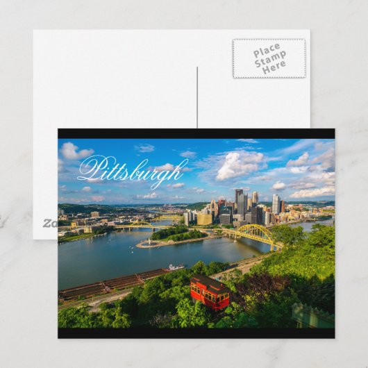 NIEUW Briefkaart Pittsburgh Foto (Voorkant / Achterkant)