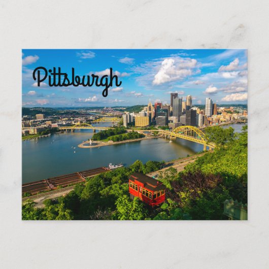 NIEUW Briefkaart Pittsburgh Foto (Voorkant)