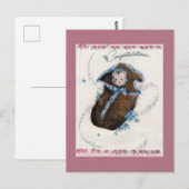 Nieuw  Briefkaart van aankomst (Voorkant / Achterkant)