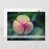 Nieuw Briefkaart van begin lentetulp (Voorkant / Achterkant)