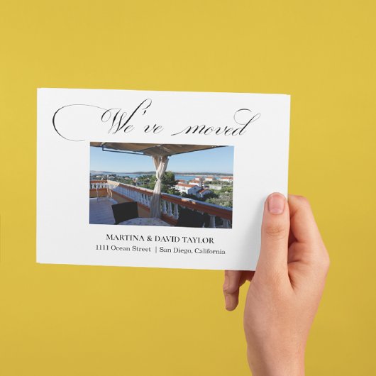 Nieuw Briefkaart van de Aankondiging van de Foto v