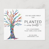 Nieuw Briefkaart van de Boom van de Roots Bewegend (Voorkant)