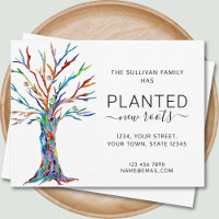 Nieuw Briefkaart van de Boom van de Roots Bewegend