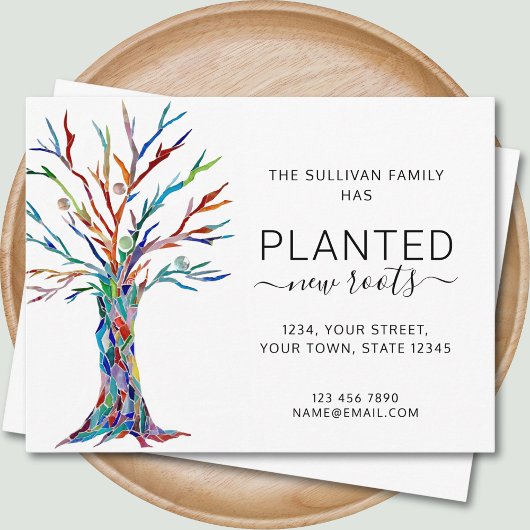 Nieuw Briefkaart van de Boom van de Roots Bewegend