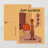 Nieuw Briefkaart van de Kijk Halloween (Voorkant / Achterkant)