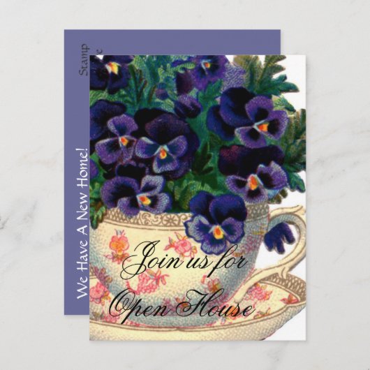 Nieuw Briefkaart van het Open Huis van het Huis (Voorkant / Achterkant)