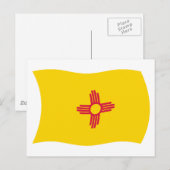 Nieuw Briefkaart van Mexico-vlag (Voorkant / Achterkant)