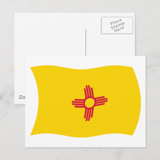 Nieuw Briefkaart van Mexico-vlag (Voorkant / Achterkant)