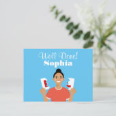 Nieuw Briefkaart voor Avatar-kennisgeving chauffeu (Staand voorkant)