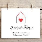 Nieuw Briefkaart voor kennisgeving thuisadres