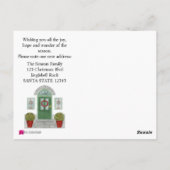 Nieuw Briefkaart voor Kerstmis (Achterkant)