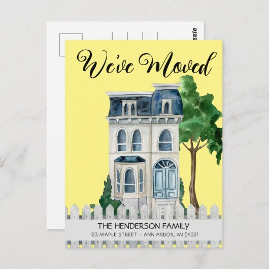 Nieuw Briefkaart voor startbekendmaking (Voorkant / Achterkant)