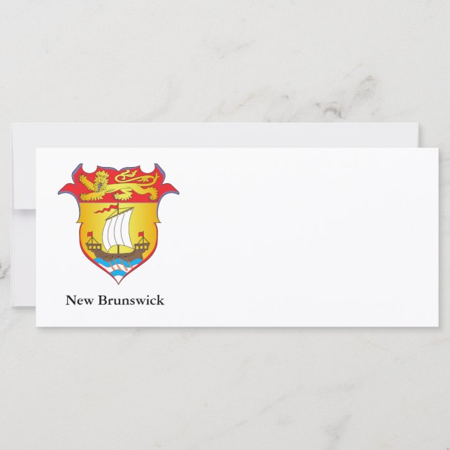Nieuw-Brunswick wapenschild (Voorkant)