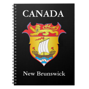 Nieuw-Brunswick wapenschild Notitieboek