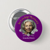 NIEUW! Button - in het geheugen van - standaard, 2 (Voorkant /achterkant)
