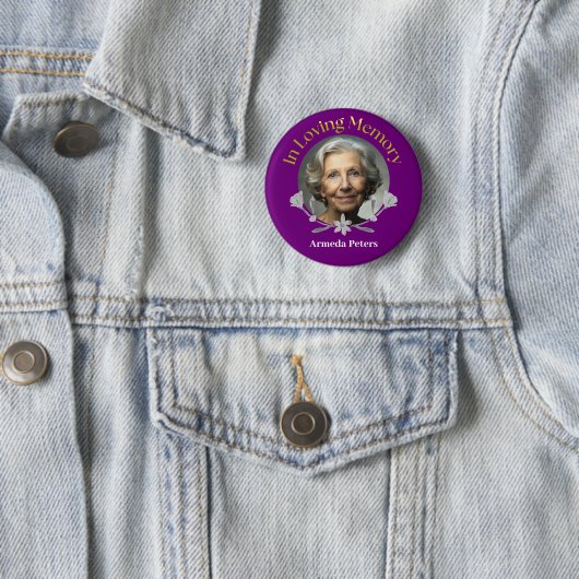 NIEUW! Button - in het geheugen van - standaard, 2 (In situ)