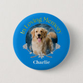 NIEUW! Button - In Loving Memory - Aangepast (Voorkant)