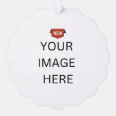 NIEUW! Cadeau Label Ornament - geschulpte - mat pa (Voorkant)