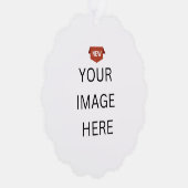 NIEUW! Cadeau Label Ornament - geschulpte - mat pa Kaart (Rechts)