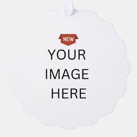 NIEUW! Cadeau Label Ornament - geschulpte - mat pa Kaart (Voorkant)