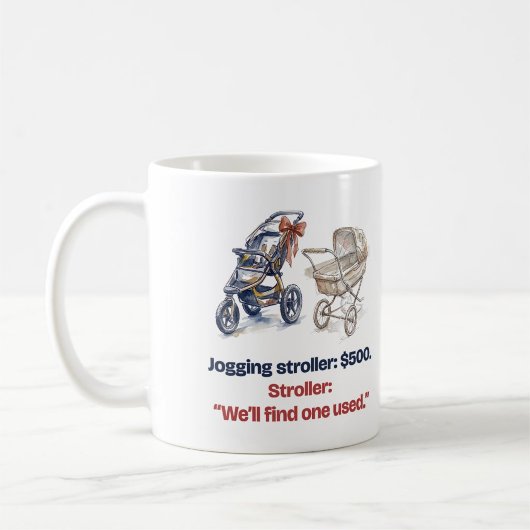 Nieuw cadeau voor hardloopvaders: joggestroller koffiemok