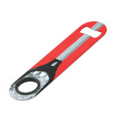 Nieuw cadeau voor Lacrosse Speed Flessenopener (Achterkant Gekanteld)