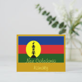 Nieuw-Caledonia Kanaky briefkaart (Staand voorkant)