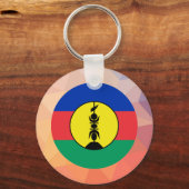 Nieuw-Caledonia Souvenir Sleutelhanger (Voorkant)