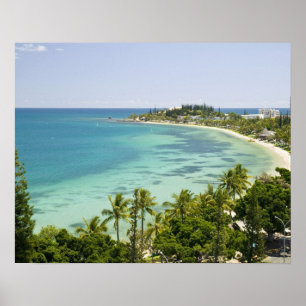 Nieuw-Caledonië, Grande Terre eiland, Noumea. Anse Poster