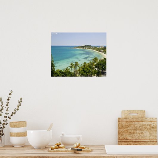 Nieuw-Caledonië, Grande Terre Island, Noumea Bijla Poster (Keuken)