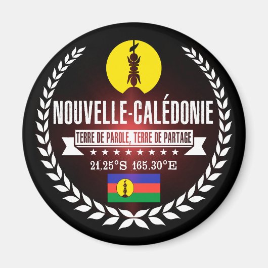 Nieuw-Caledonië Magneet (Voorkant)