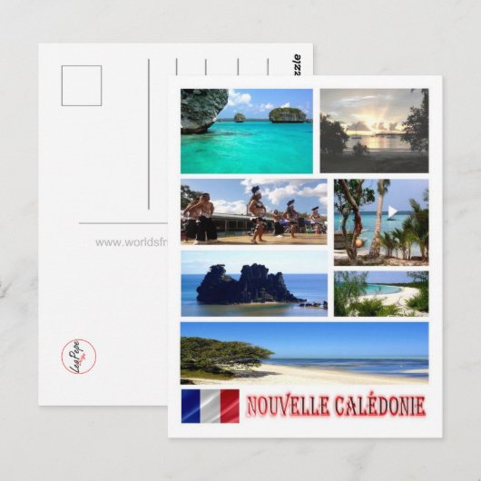 Nieuw-Caledonië - Mozaïek - Briefkaart (Voorkant / Achterkant)