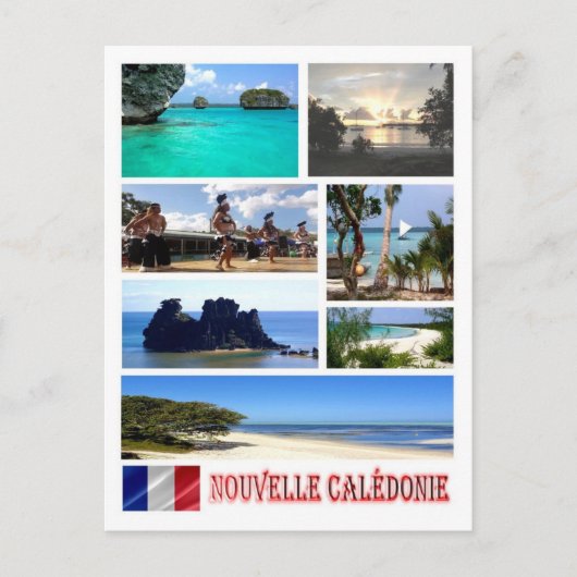 Nieuw-Caledonië - Mozaïek - Briefkaart (Voorkant)