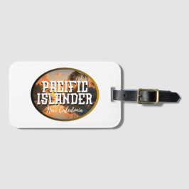 Nieuw-Caledonië Pacific Islander Bagagelabel