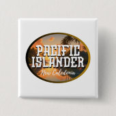 Nieuw-Caledonië Pacific Islander Vierkante Button 5,1 Cm (Voorkant)