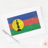 Nieuw-Caledonië Rechthoekige Sticker (Envelop)