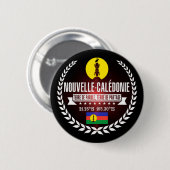 Nieuw-Caledonië Ronde Button 5,7 Cm (Voorkant /achterkant)
