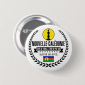 Nieuw-Caledonië Ronde Button 5,7 Cm (Voorkant /achterkant)
